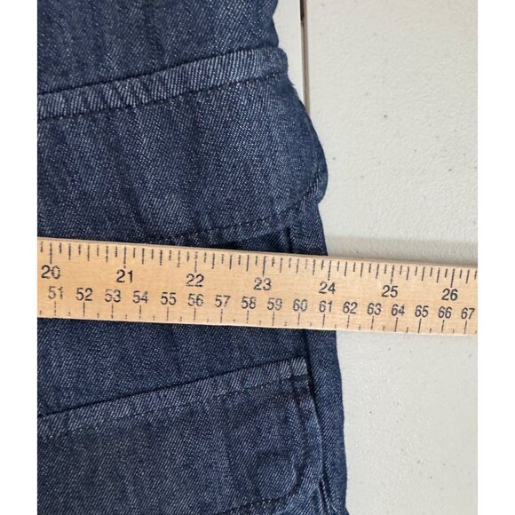 Frame Relaxed Straight Cargo Jeans 90s boho preppy dark wash sz 32‎ - Picture 7 of 10